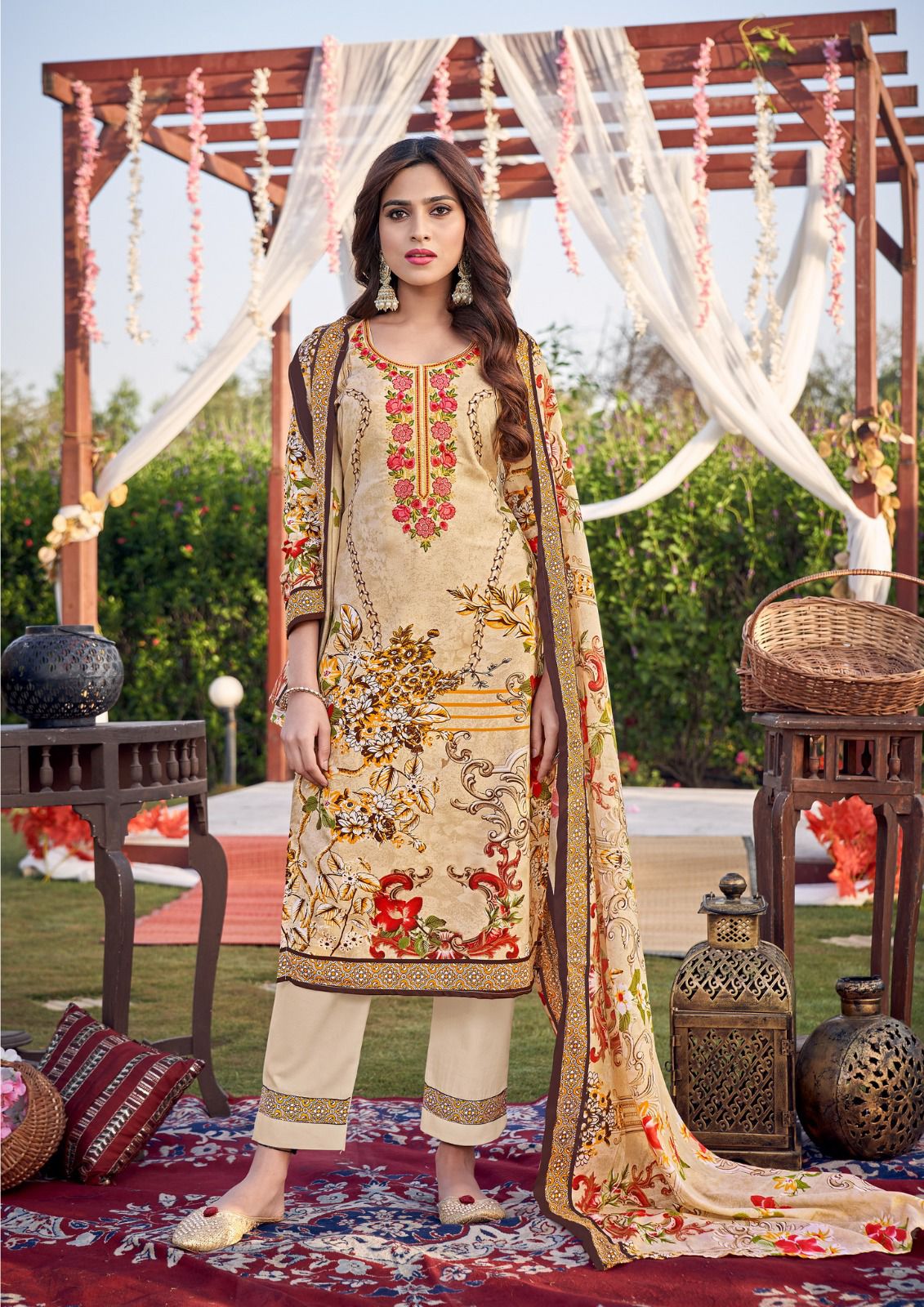 Al Karam Gulfam Vol 2 Cotton Dress Material Catalog